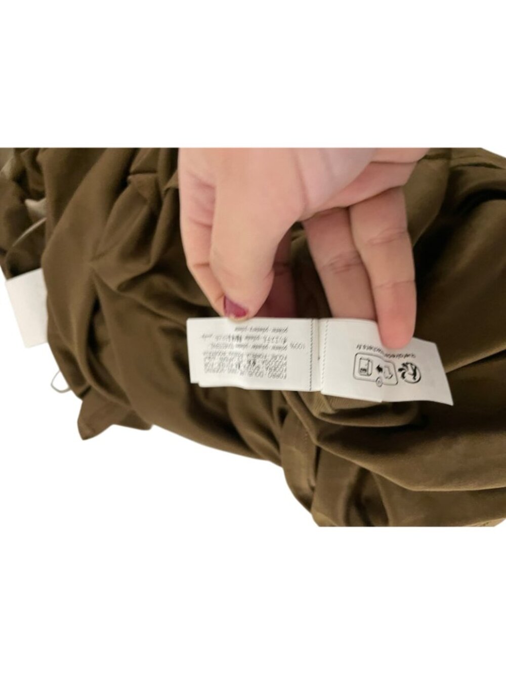Zara Womens Floral Print Midi Dress Small Brown Scarf Neck Detail 8220/112 NWT - Picture 11 of 14